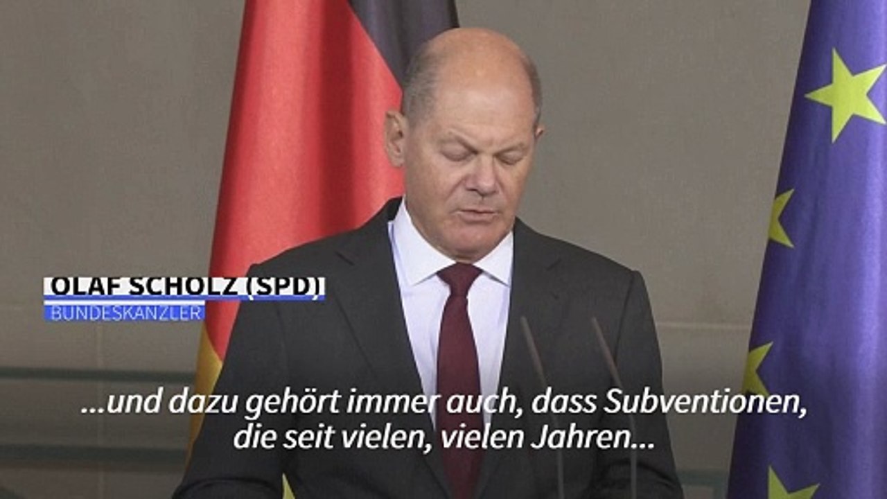 Scholz ruft Landwirte zu "Maß und Mitte" auf