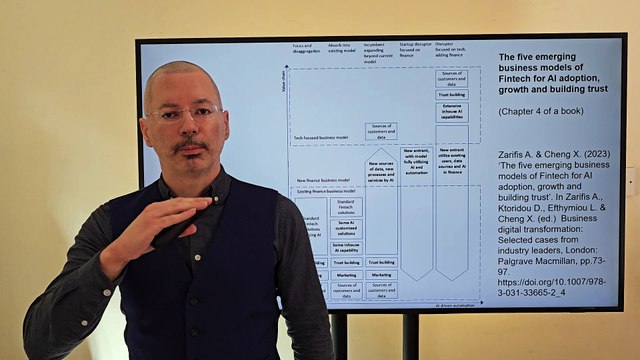 The five emerging business models of Fintech for AI adoption, growth and building trust