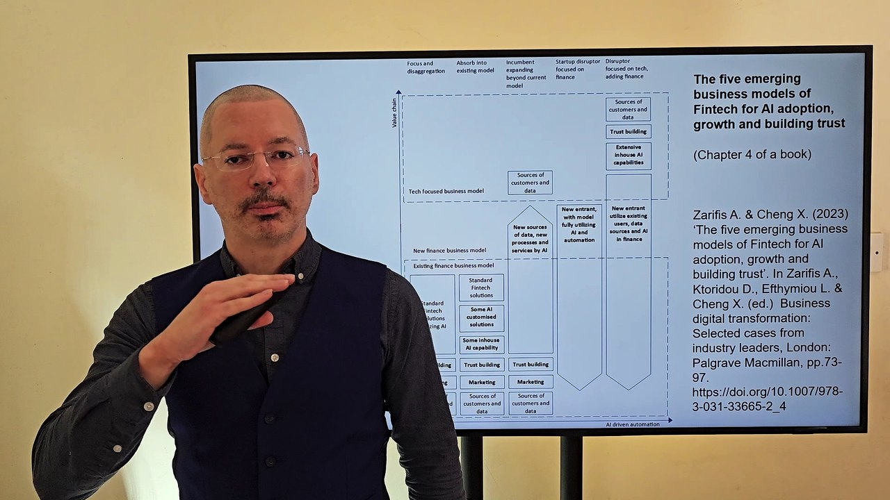 The five emerging business models of Fintech for AI adoption, growth and building trust