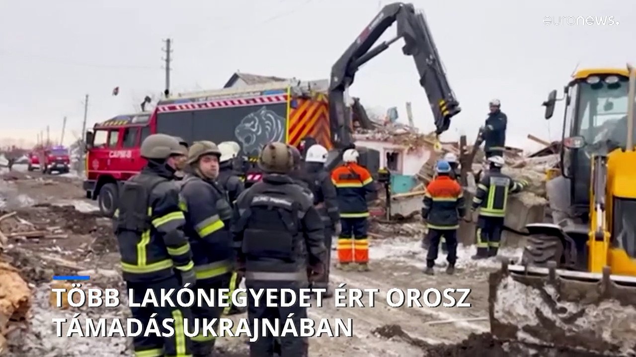 Több lakónegyedet ért orosz támadás Ukrajnában a hét elején