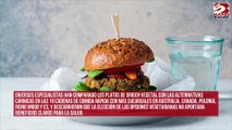 La comida rápida vegana no es más saludable que una hamburguesa de carne