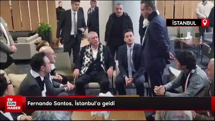 Fernando Santos, İstanbul'a geldi