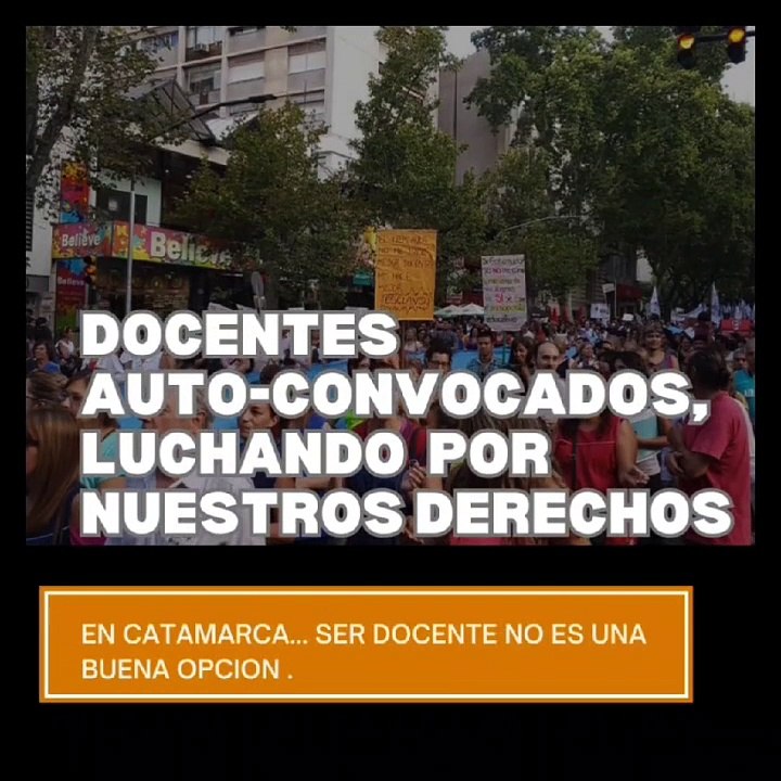 Docentes autoconvocados