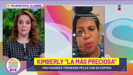Kimberly "La más preciosa" PELEA con su esposo EN VIVO