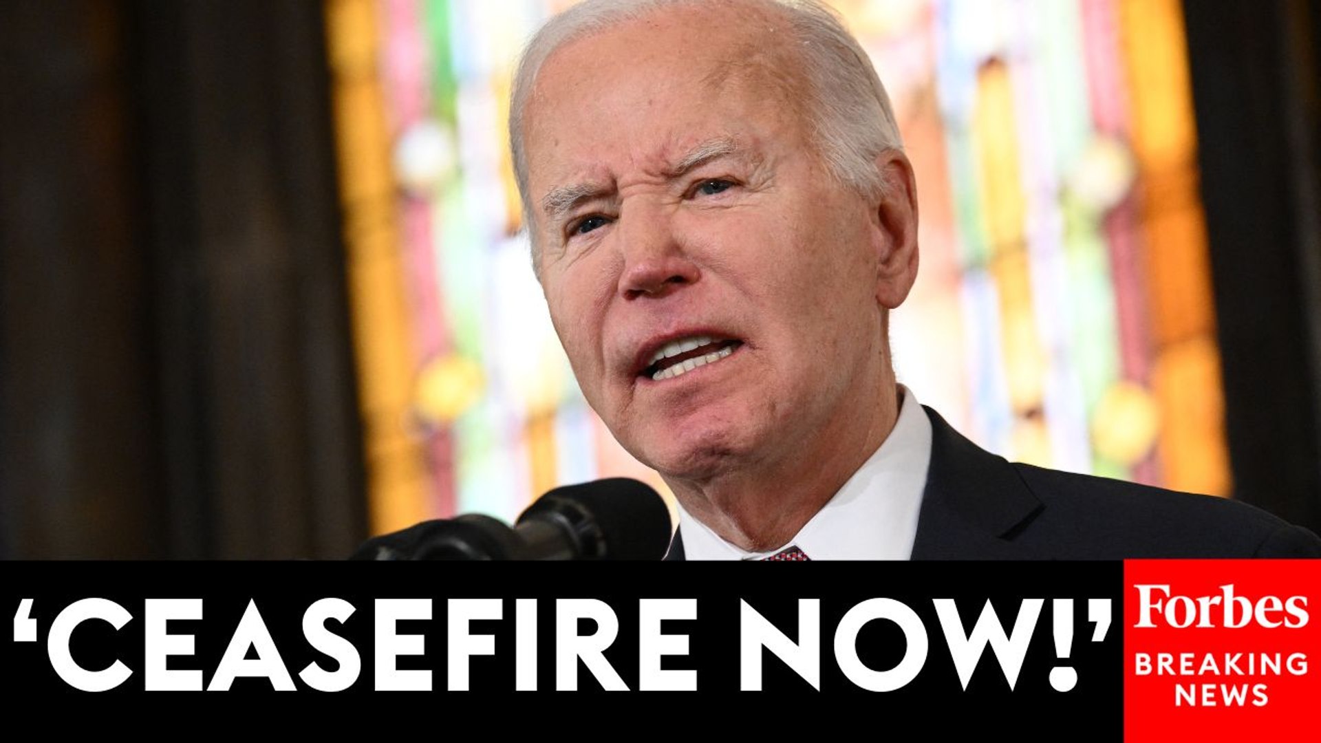 ⁣BREAKING NEWS: Joe Biden Interrupted By Pro-Palestine Supporters During Speech At Charleston Church