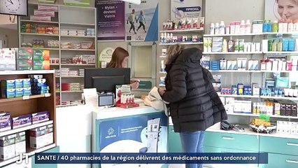 SANTE / 40 pharmacies de la région délivrent des médicaments sans ordonnance