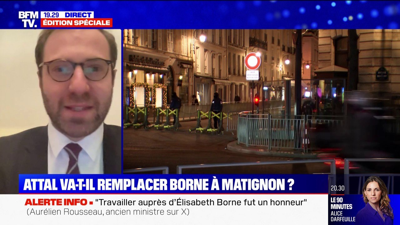 Antoine Armand (Renaissance) salue "la grande dignité" et le "courage immense" d'Élisabeth Borne
