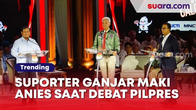 Anies Dimaki Saat Debat Pilpres, Cheryl Tanzil: Bukan Pendukung Prabowo, Di Sisi Kiri Suporter Ganjar