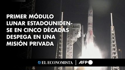 Primer módulo lunar estadounidense en cinco décadas despega en una misión privada