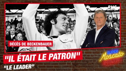 Décès de Beckenbauer : "Il était vraiment le patron, le leader", Larqué raconte leurs affrontements