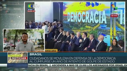 Pdte. Lula da Silva encabeza un acto en defensa de la democracia