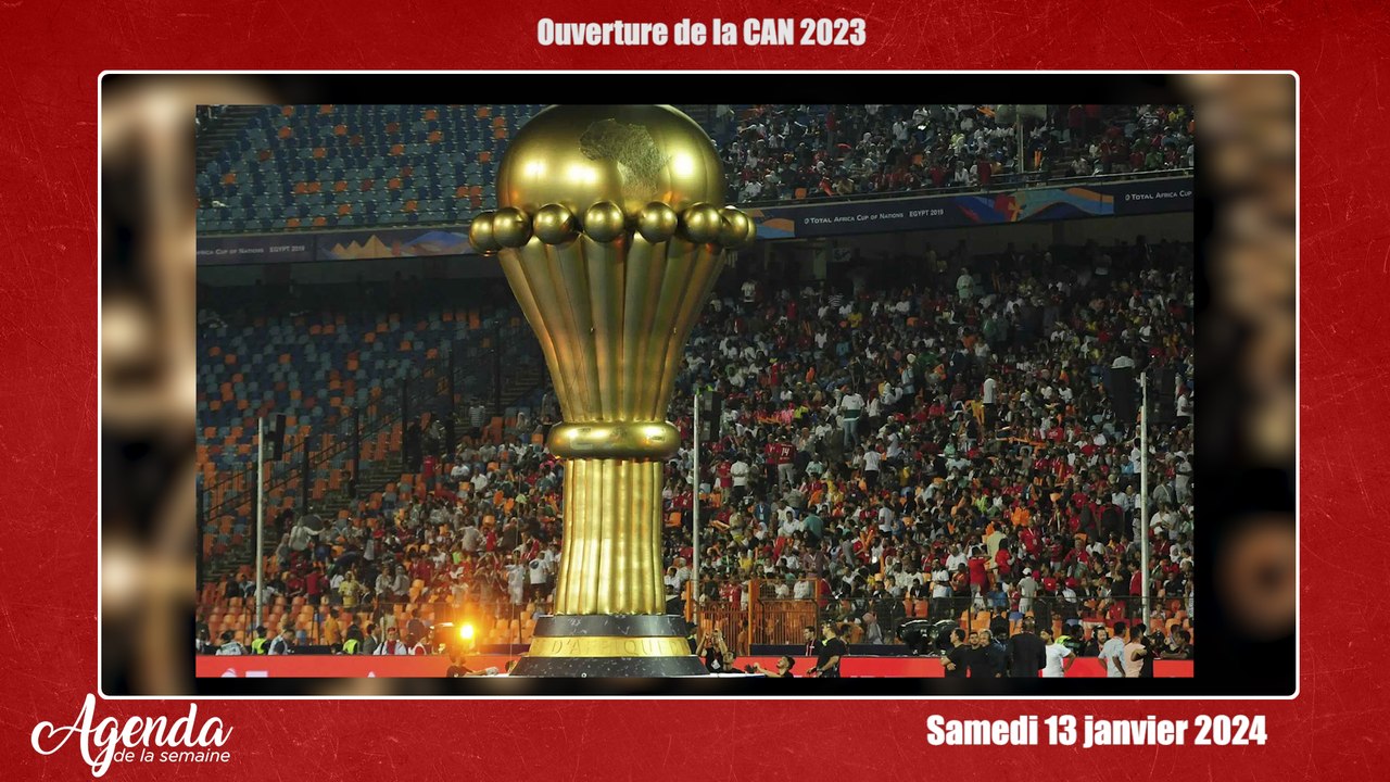 Agenda de la semaine du Lundi 08 Janvier au samedi 13 janvier 2024