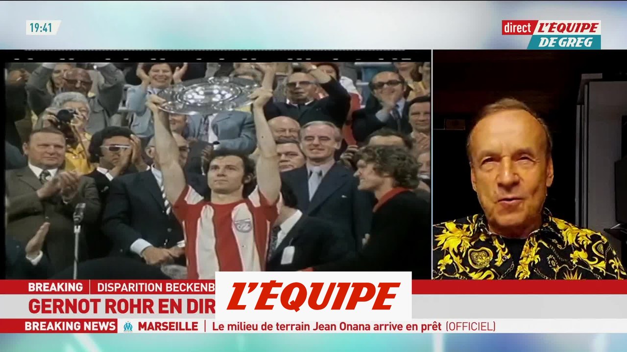 Rohr : « Beckenbauer était exemplaire et extraordinaire » - Foot - ALL - Disparition