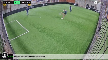 But de Nicolas  Malki - fc icônes