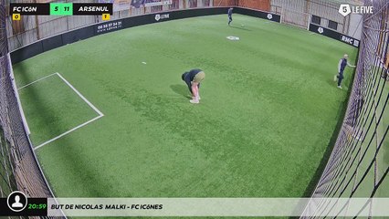 But de Nicolas  Malki - fc icônes