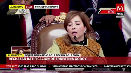 Rechazan ratificación de Ernestina Godoy como titular de Fiscalía de CdMx