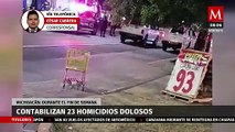 Se registran 23 homicidios dolosos durante el fin de semana en Michoacán