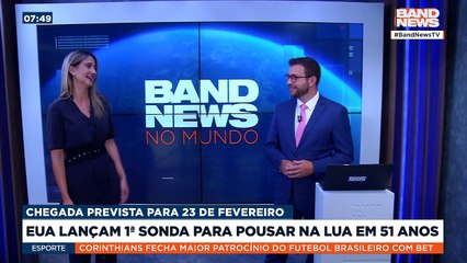 EUA lançam primeira sonda para pousar na lua em 51 anos | BandNews TV