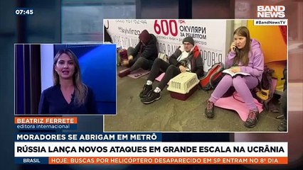 Rússia lança novos ataques em grande escala na Ucrânia | BandNews TV
