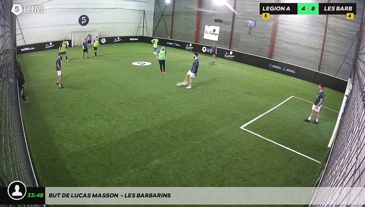 But de Lucas MASSON  - LES BARBARINS