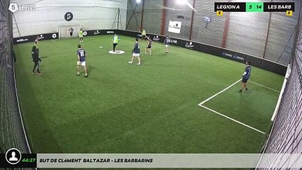 But de Clément  Baltazar - LES BARBARINS