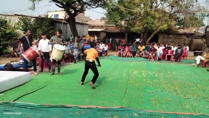 Boy and girl wrestlers gave an amazing presentation