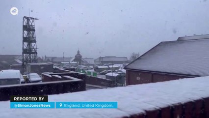 Significant snowfall in England, UK