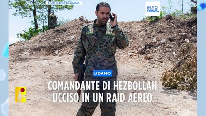 Скачать видео: Libano: ucciso un altro leader di Hezbollah in un raid aereo, Blinken domani in Israele