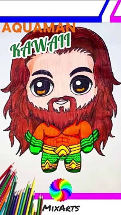Aquaman | Dibujo Kawaii | MixArts