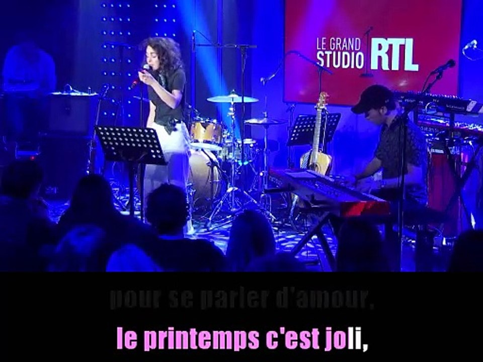 Barbara Pravi_Dis, quand reviendras-tu ? (Barbara)(Clip Live Le Grand Studio RTL)karaoké