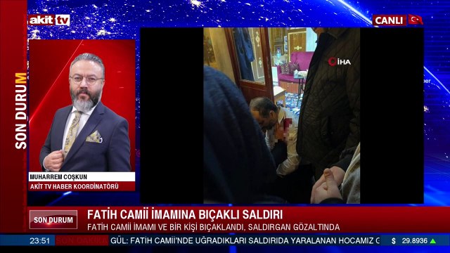 Fatih Camii'nde bıçaklı saldırı