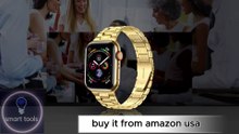 MioHHR Solid Stainless Steel Band Compatible with Apple Watch