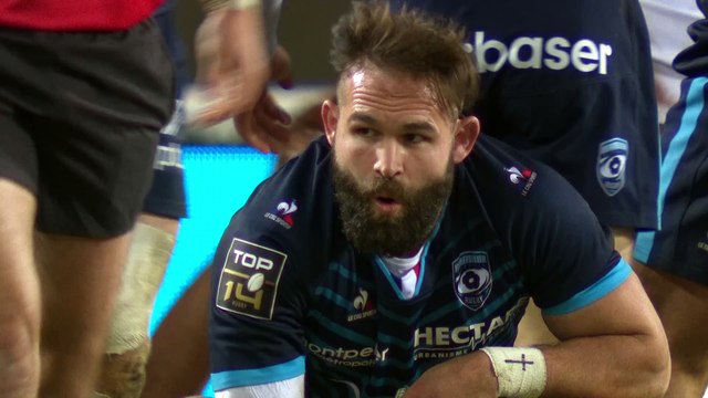 TOP 14 - Essai de Paul WILLEMSE (MHR) - Montpellier Hérault Rugby - RC Toulon