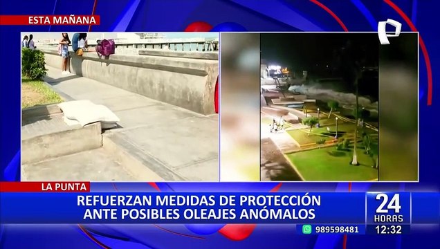 La Punta: refuerzan protección para evitar inundaciones por oleajes anómalos