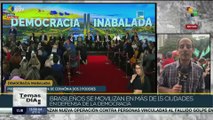 En Brasil tuvieron lugar movilizaciones a un año del intento de golpe de Estado contra el pdte. Lula