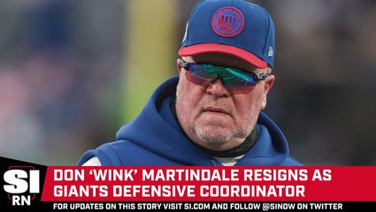 Don 'Wink' Martindale Resigns as Giants Defensive Coordinator