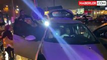 Ataşehir'de Kural İhlali Yapan Sürücüye Çarptı