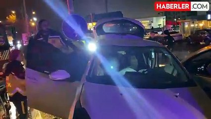 Ataşehir'de Kural İhlali Yapan Sürücüye Çarptı