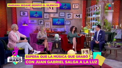 Mariana Seoane REVELA que material que grabó con Juan Gabriel está PERDIDO