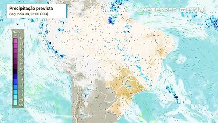 Calor e tempestades pelo Brasil