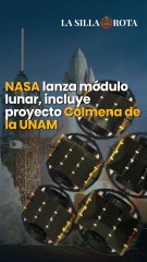 #nasa  lanza con éxito módulo lunar, incluye proyecto Colmena de la #unam
