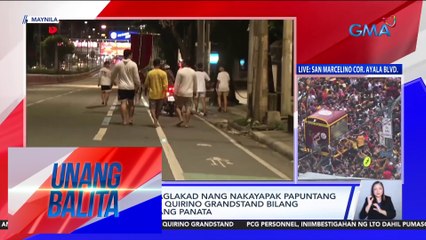 Ilang deboto, naglakad nang nakayapak papuntang Quiapo Church o Quirino Grandstand bilang bahagi ng kanilang panata | UB