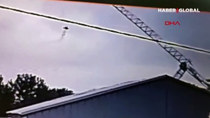 Manisa'da operatörün öldüğü vinç kazasının görüntüleri ortaya çıktı! İşçilerin hayatını böyle kurtarmış