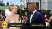 Why Elle Fanning Thinks Bill Hader Is Her Doppelgänger _ Golden Globes