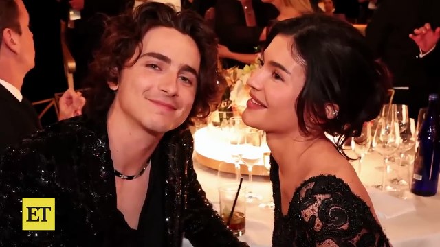 Kylie Jenner and Timothée Chalamet KISS During Golden Globes Date Night