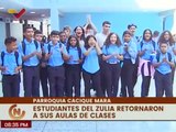 Zulia | 667 alumnos retornan a sus aulas de clases en la parroquia Cacique Mara