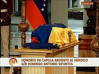 Télécharger la video: Caracas | Rinden honores en capilla ardiente al General Domingo Antonio Sifontes en la AMEB