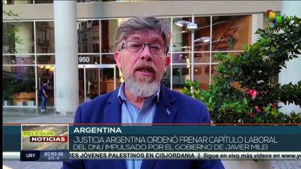 Argentina: Justicia ordenó frenar el capítulo laboral del DNU impulsado por Javier Milei