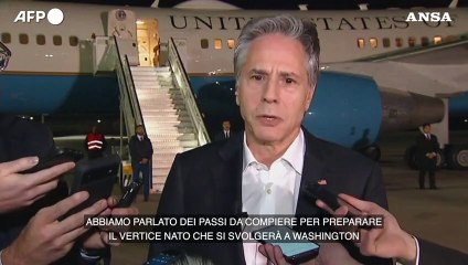 Blinken: "Evitare che il conflitto in Medio Oriente si estenda"