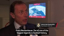 'Today is a sad day for every football lover' - Butragueno pays tribute to Beckenbauer
